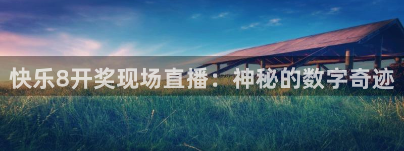 jrs乐球直播吧：快乐8开奖现场直播：神秘的数字奇迹